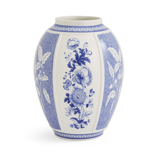Spode - Blue Italian - Panel Vase 10 British Flowers Home & Kitchen