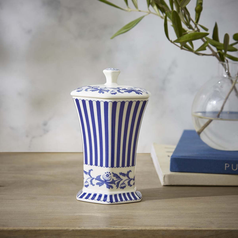 Spode - Blue Italian - Vase 5.3 Steccato Home & Kitchen