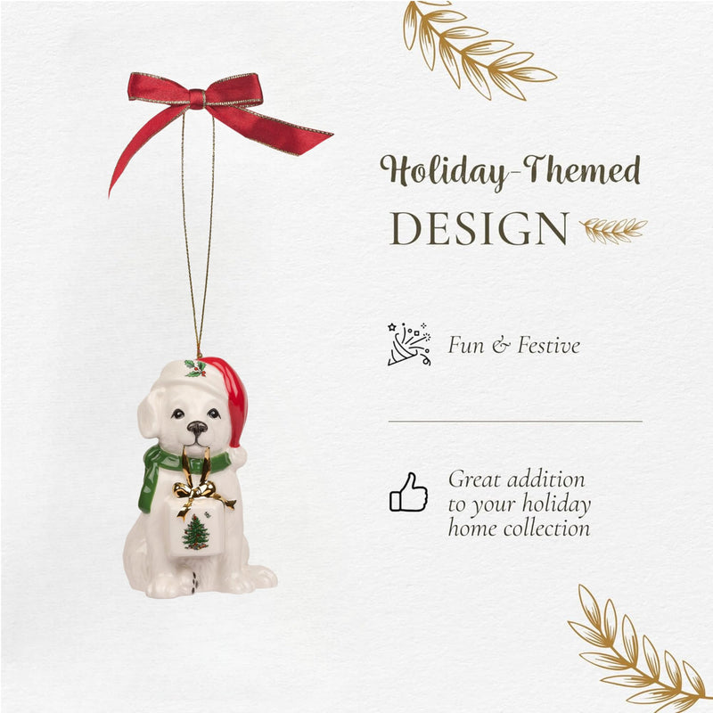 Spode - Christmas Tree - Christmas DOG Ornament Home & Kitchen
