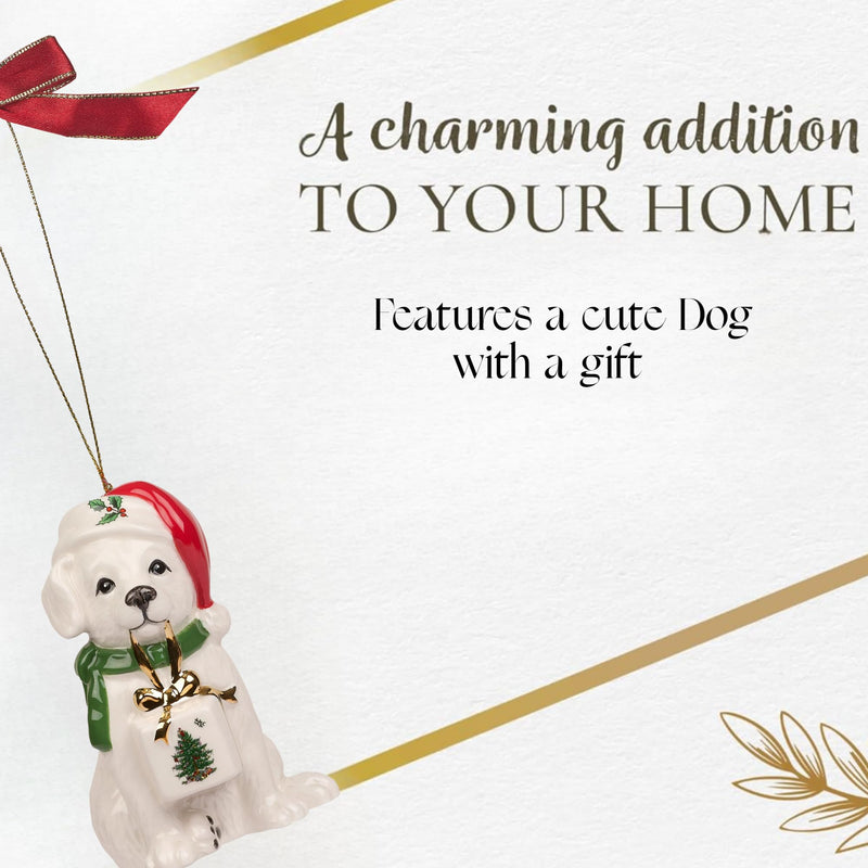 Spode - Christmas Tree - Christmas DOG Ornament Home & Kitchen