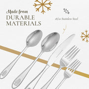 Spode - Christmas Tree - Cutlery Set | 4 of each Home & Kitchen