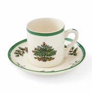 Spode - Christmas Tree - Espresso Cup & Saucer (Set of 4) | 0.09 L / 3 oz Home & Kitchen