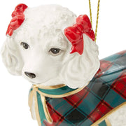 Spode - Christmas Tree Figural - French Poodle Ornament | 3.5 in Home & Kitchen