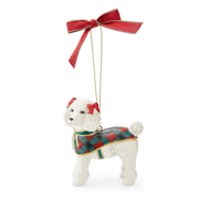 Spode - Christmas Tree Figural - French Poodle Ornament | 3.5 in Home & Kitchen