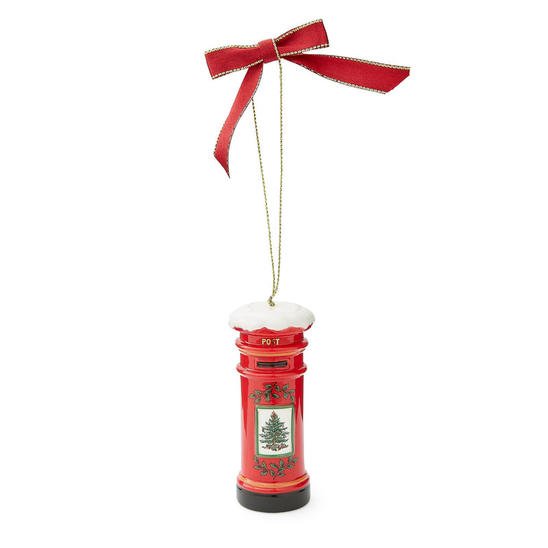 Spode - Christmas Tree Figural - Post Box | 3.5 inch Home & Kitchen