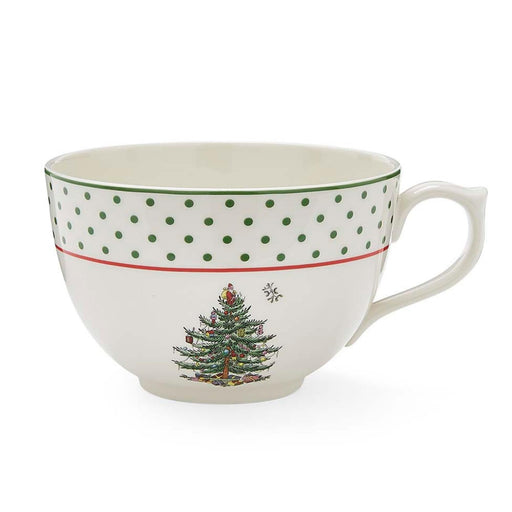 Spode - Christmas Tree Polka Dot - Polka Dot Jumbo Mug | 20 oz Home & Kitchen