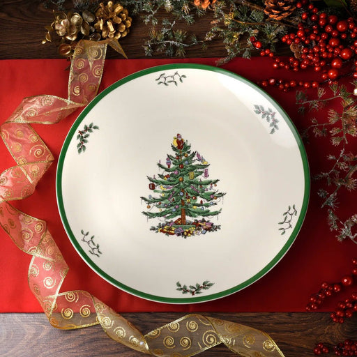 Spode - Christmas Tree - Round Platter | 14 in Home & Kitchen