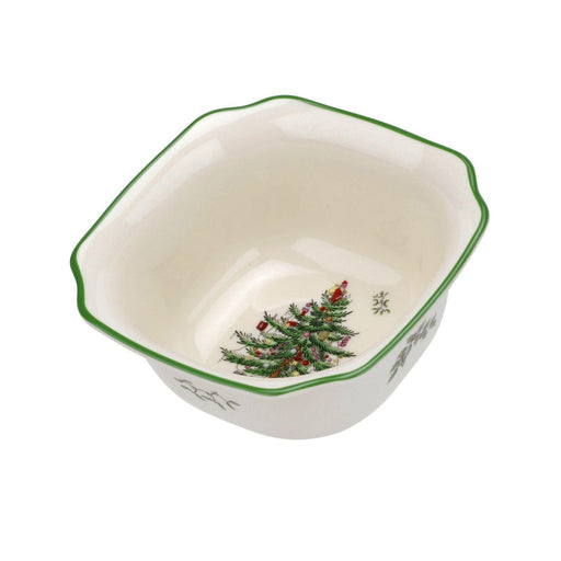 Spode - Christmas Tree - Square Bowl | 5.5 in Home & Kitchen