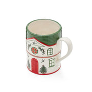 Spode - Christmas Tree Village - Mug - Green | 14 oz Home & Kitchen