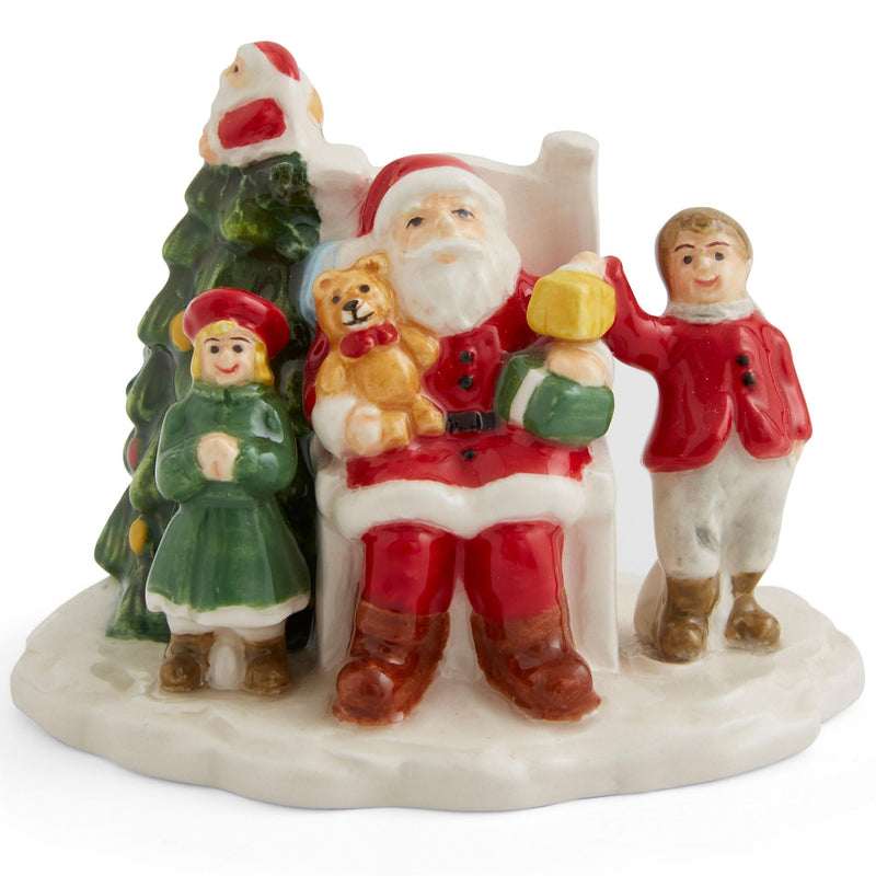 Spode - Christmas Tree - Village Santa with Children 2.5" Home & Kitchen
