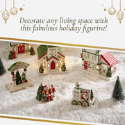 Spode - Christmas Tree - Village Santa with Children 2.5" Home & Kitchen