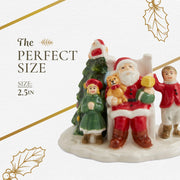 Spode - Christmas Tree - Village Santa with Children 2.5" Home & Kitchen