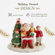 Spode - Christmas Tree - Village Santa with Children 2.5" Home & Kitchen