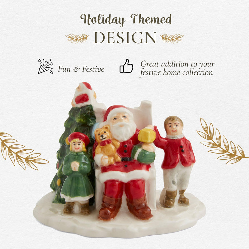 Spode - Christmas Tree - Village Santa with Children 2.5" Home & Kitchen