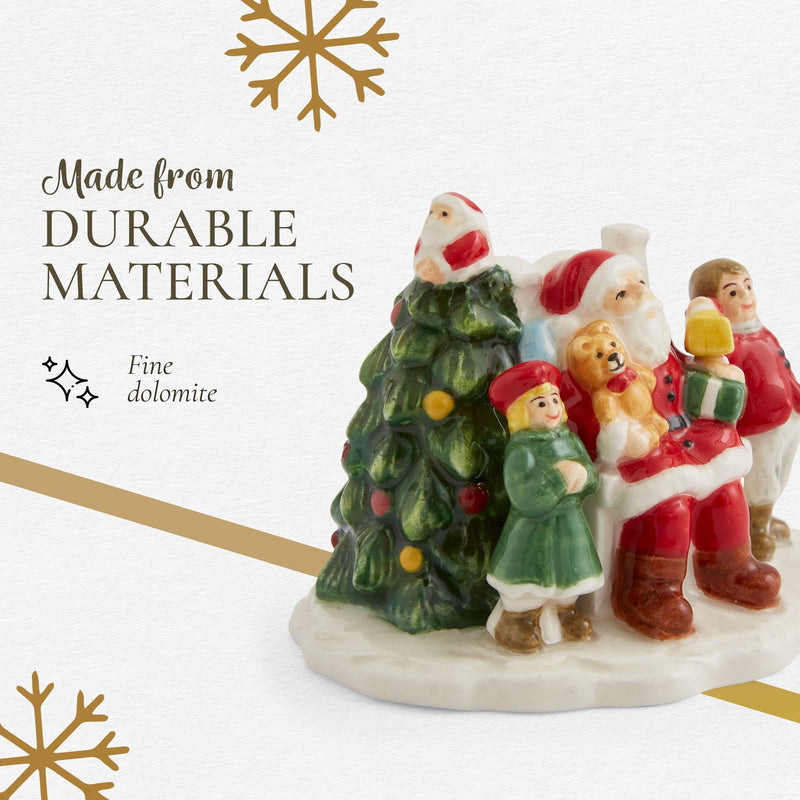 Spode - Christmas Tree - Village Santa with Children 2.5" Home & Kitchen