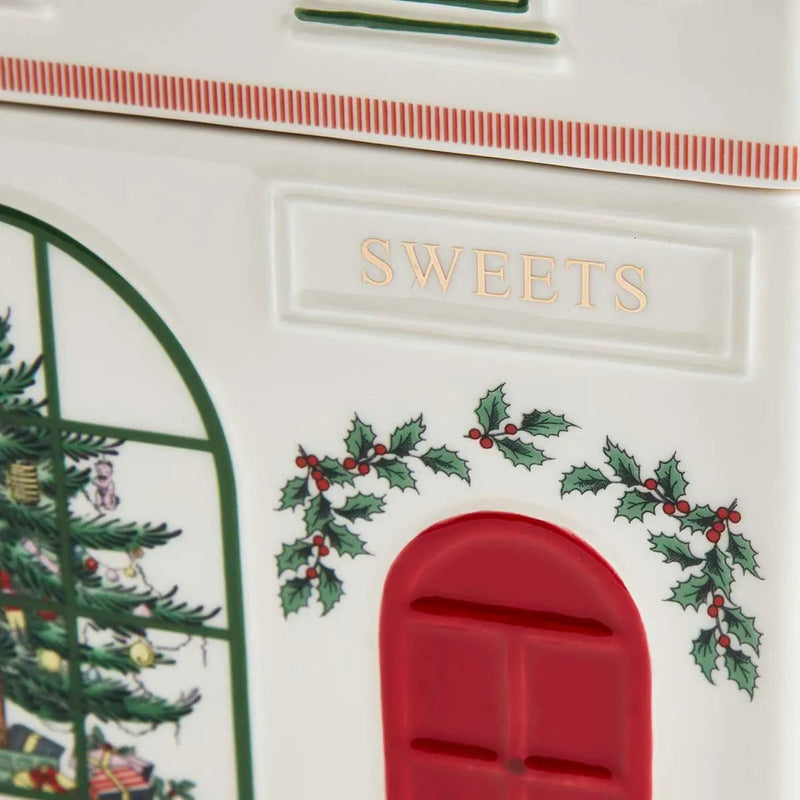 Spode - Christmas Tree Village - Stacking Canister | 10.75 inch Home & Kitchen