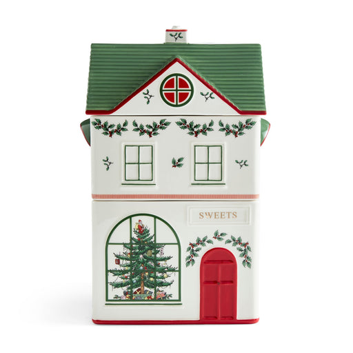 Spode - Christmas Tree Village - Stacking Canister | 10.75 inch Home & Kitchen