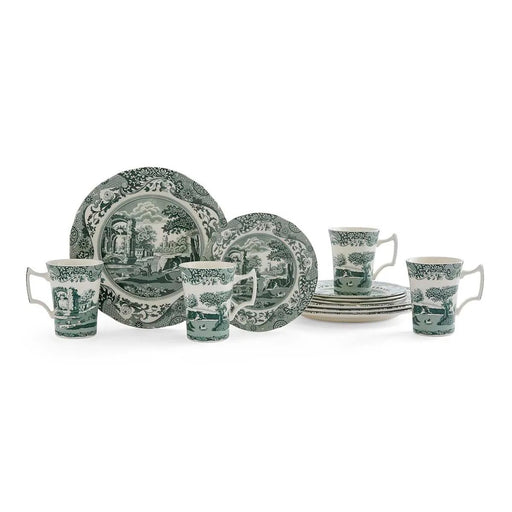 Spode - Green Italian - 12 - Piece Dinnerware Set Home & Kitchen