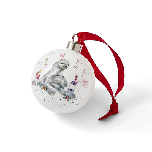 Spode - HOLIDAY SPIRITS BAUBLE (SLOTH) Home & Kitchen