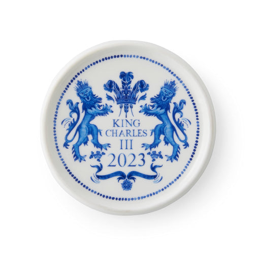 Spode - King Charles III Coronation - Coaster | 4 in Home & Kitchen