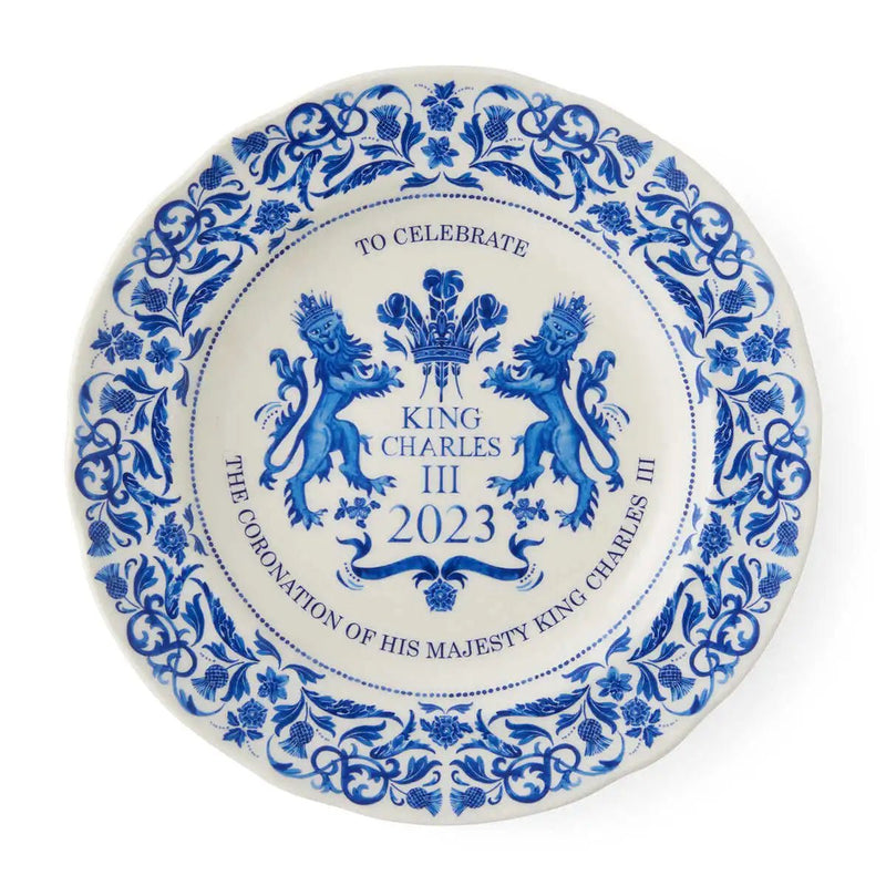 Spode - King Charles III Coronation - Plate | 9 in Home & Kitchen