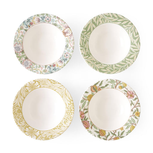 Spode - Morris & Co. - Bistro Pasta Bowl Assorted (Set of 4) - Bistro Pasta Bowl Assorted (Set of 4) Home & Kitchen