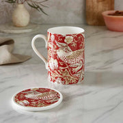 Spode - Morris & Co. - MUG & COASTER SET, INDIAN RED Home & Kitchen