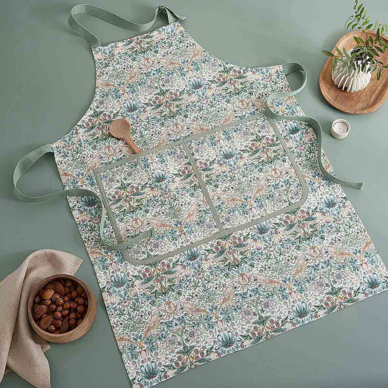 Spode - Morris & Co. - Strawberry Thief Apron Home & Kitchen