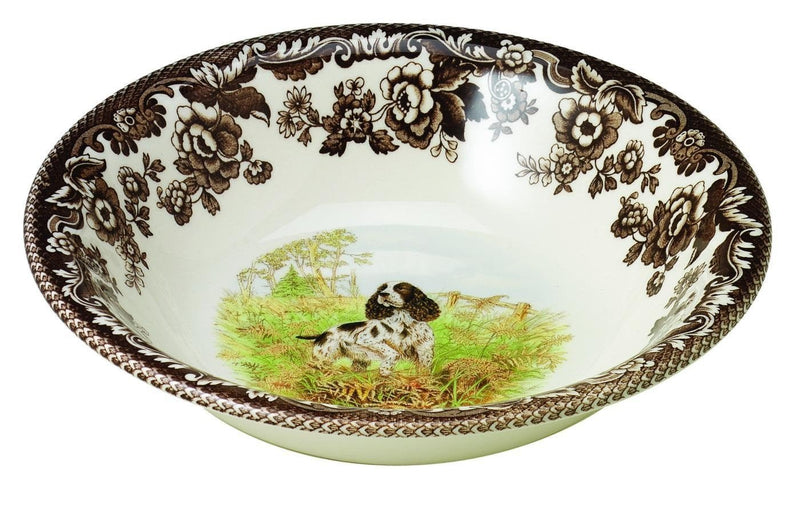 Spode - Woodland - Dogs - Ascot Cereal Bowl (Spaniel) | 8 in Home & Kitchen