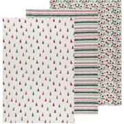 Now Designs - Merry And Bright Baker's Floursack Dishtowels Set