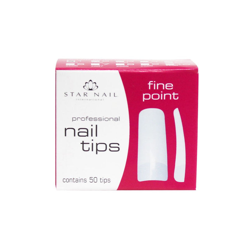 Star Nail Fine Point Nail Tips Pack of 50 Pieces Beauty & Personal Care 1