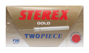 Sterex - Needle Health & Wellness 002S Gold 2 Pieces