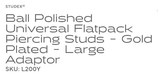 Studex - L200Y Traditional Ball Ear Rings Gold 4mm (pair) Beauty & Personal Care