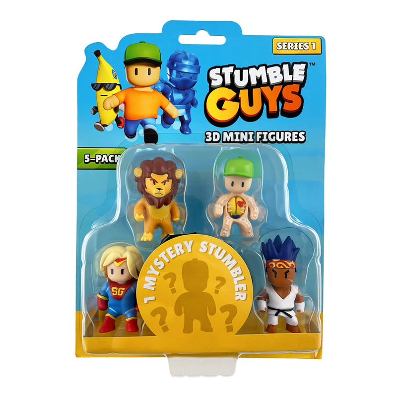 Stumble Guys - 3D Figures S2 - Blister 5 pcs Toys & Games
