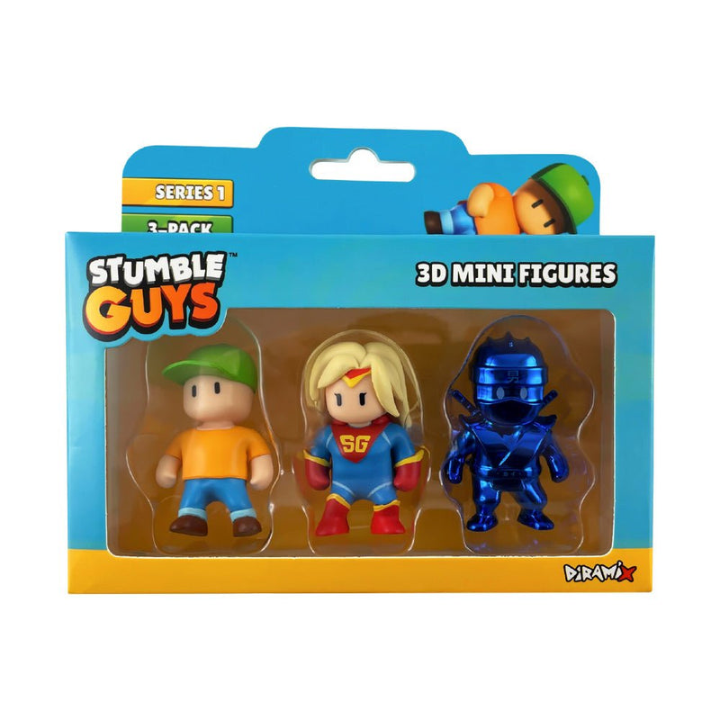 Stumble Guys - 3D Figures S2 - Window Box 3pc Toys & Games