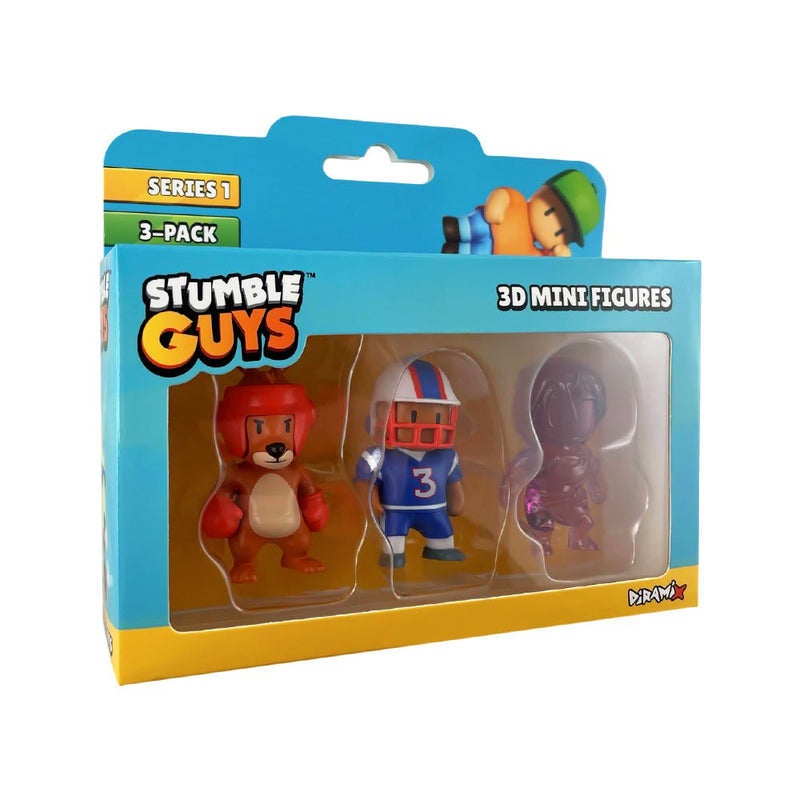 Stumble Guys - 3D Figures S2 - Window Box 3pc Toys & Games
