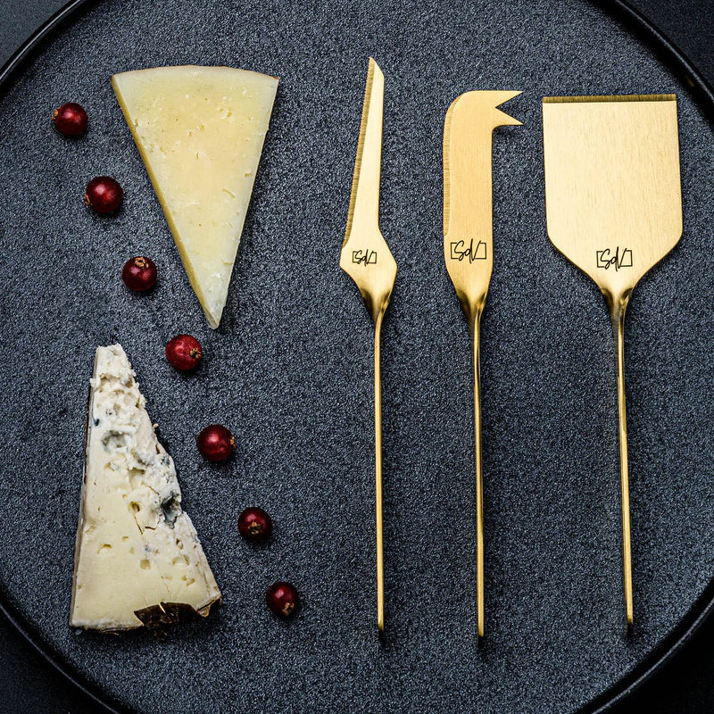 STYLE DE VIE - AUTHENTIC - Cheese and Butter Knives, 6 - P Home & Kitchen Silver