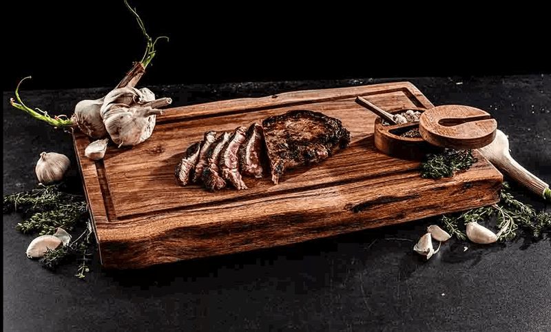 STYLE DE VIE - AUTHENTIC - FORGED - Forged Cutting Board, 17.7x11.8x1.4", Medium Home & Kitchen