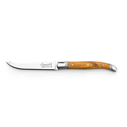 STYLE DE VIE - AUTHENTIC - LAGUIOLE Luxury Line - 3 Cheese Knives, Olive Wood Home & Kitchen