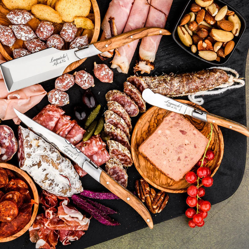 STYLE DE VIE - AUTHENTIC - LAGUIOLE Luxury Line - Charcuterie Set (3) Home & Kitchen