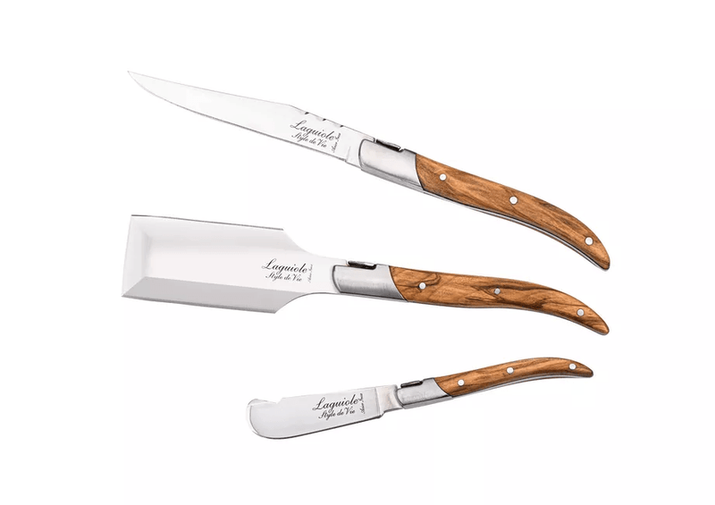 STYLE DE VIE - AUTHENTIC - LAGUIOLE Luxury Line - Charcuterie Set (3) Home & Kitchen