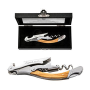STYLE DE VIE - AUTHENTIC - LAGUIOLE Luxury Line - Corkscrew, Olive Wood, SS Home & Kitchen