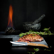 STYLE DE VIE - AUTHENTIC - LAGUIOLE Luxury Line - Steak Knives Home & Kitchen Olive Wood
