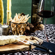 STYLE DE VIE - AUTHENTIC - LAGUIOLE Premium Collection - 1 Cheese Knife, Black Stonewash Home & Kitchen