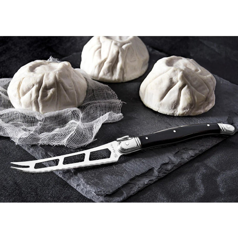 STYLE DE VIE - AUTHENTIC - LAGUIOLE Premium Collection - 1 Cheese Knife, Black Stonewash Home & Kitchen