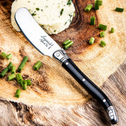 STYLE DE VIE - AUTHENTIC - LAGUIOLE Premium Collection - Butter Knives, 4 - Pcs, 2.6"/6.5cm, SS Home & Kitchen Dark Wood