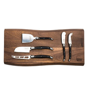 STYLE DE VIE - AUTHENTIC - LAGUIOLE Premium Collection - Cheese Knives, 5 - Pcs, Black Home & Kitchen