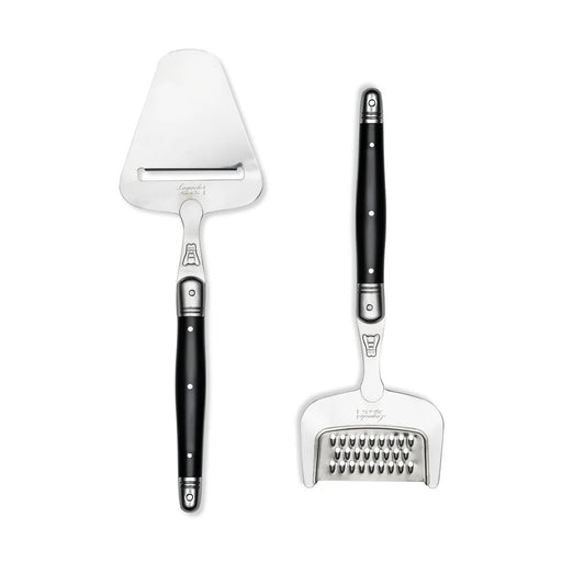 STYLE DE VIE - AUTHENTIC - LAGUIOLE Premium Collection - Cheese Slicer and Cheese Grater, Black, SS, ABS Home & Kitchen