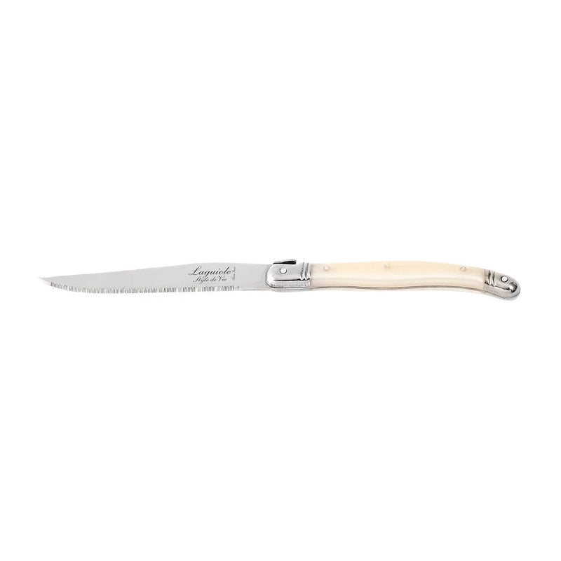 STYLE DE VIE - AUTHENTIC - LAGUIOLE Premium Collection - Steak Knives, Home & Kitchen Pearl
