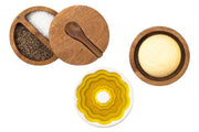 STYLE DE VIE - AUTHENTIC - Olive Oil, Butter Dish and Salt & Pepper Cellar Set Home & Kitchen